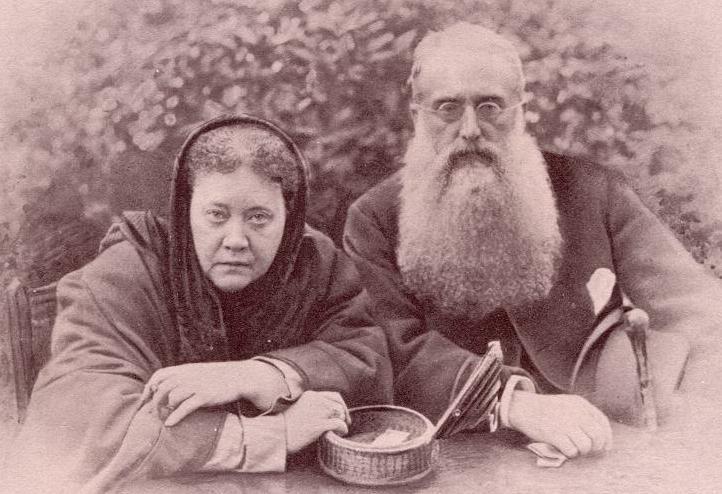 HP Blavatsky and Colonel Olcott in London, October 1888